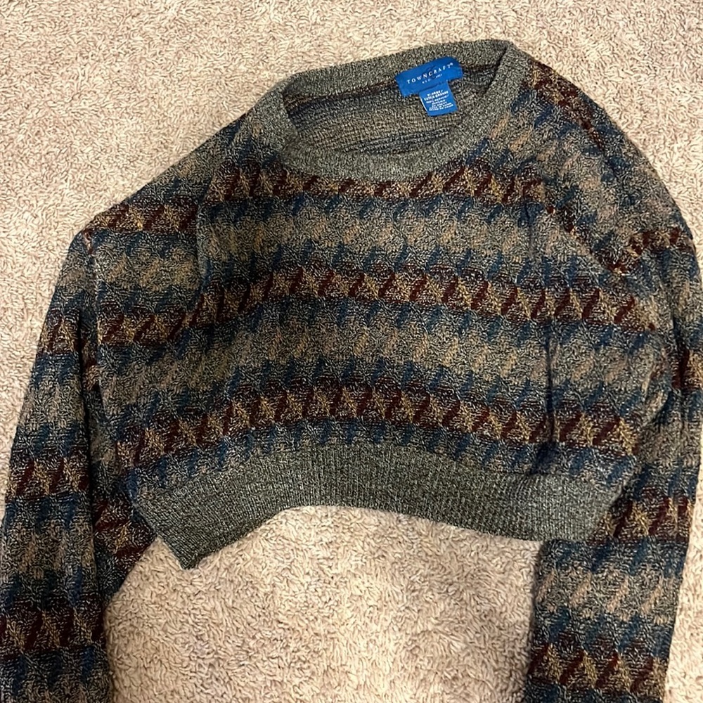 Sweater crop top